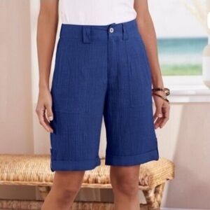 Soft Surroundings Gauze Shorts Size Small